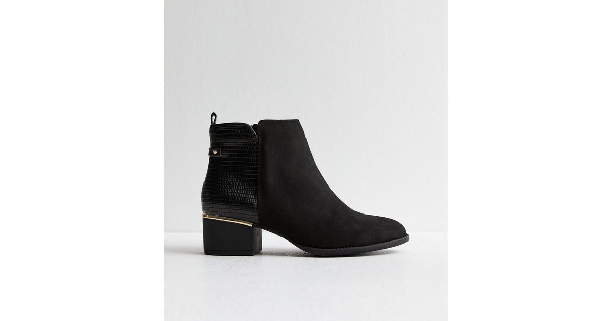 suedette ankle boots