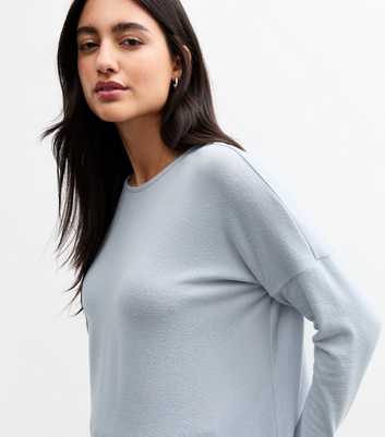 Maternity Blue Long Sleeve Top