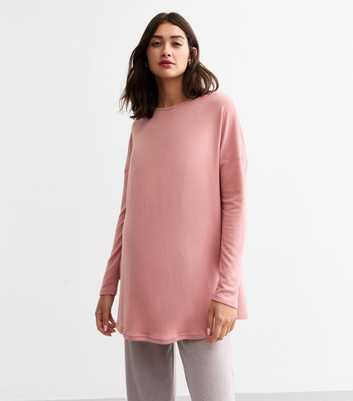 Maternity Pink Long Sleeve Top