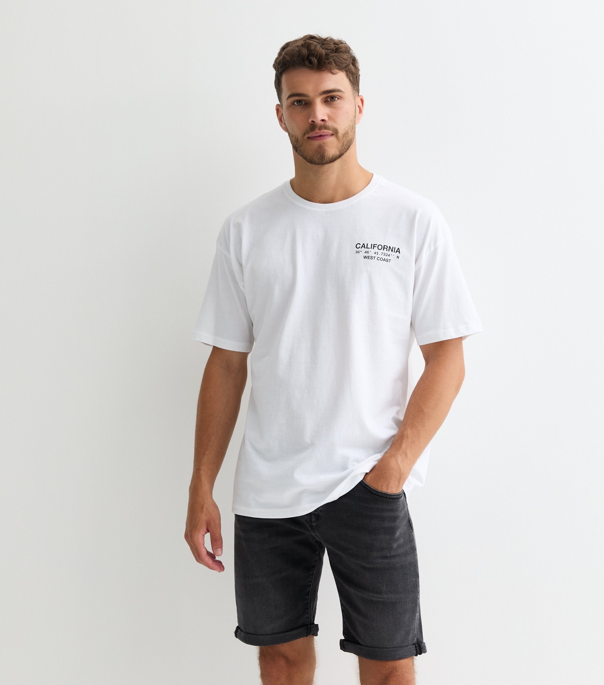 Men's Black Denim Shorts Jack & Jones New Look