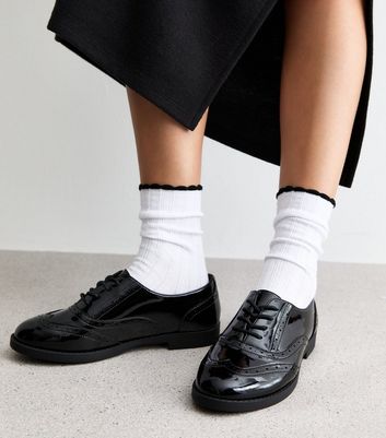 Patent black sneakers online