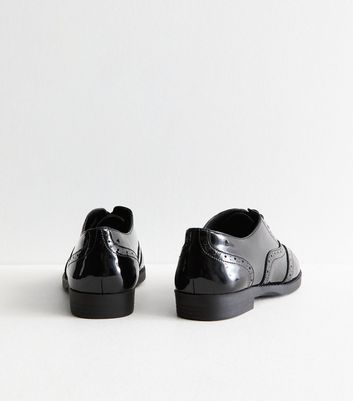 Black patent leather slippers on sale