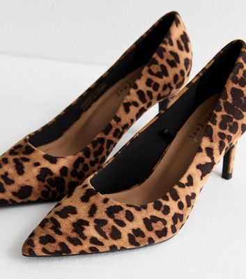 New look leopard print pumps hotsell