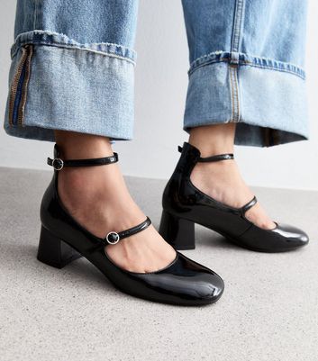 Mary jane pumps block heel on sale