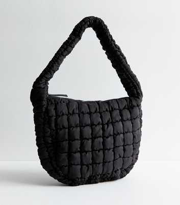 Black Quilted Shoulder Bag