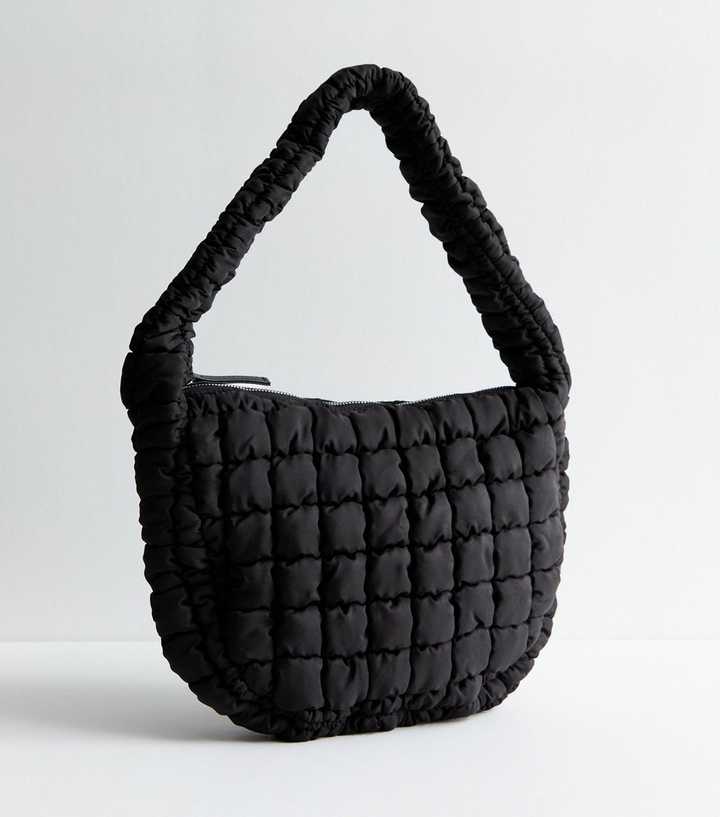Black Quilted Shoulder Bag