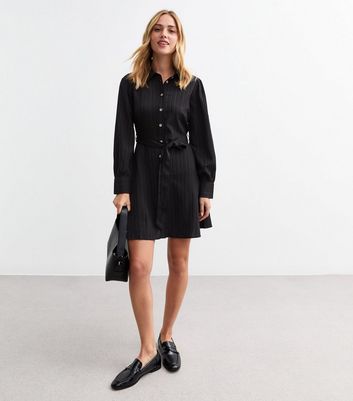 New look black shirt dress online