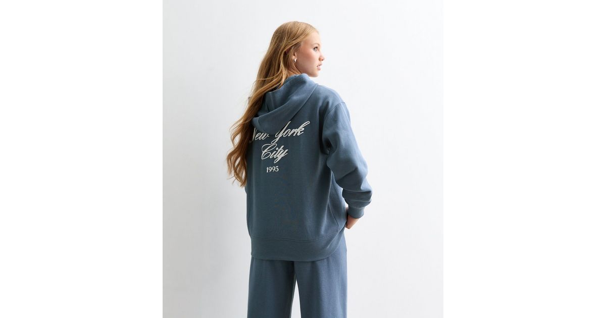 Blue New York Hoodie