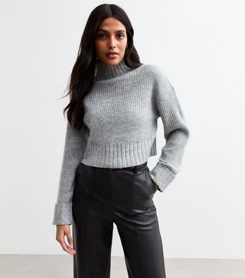 4927 Grey Sequin Detailed Jumper