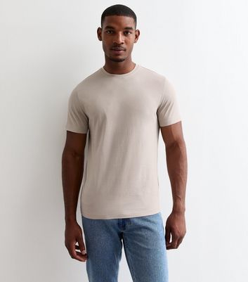 【送料&関税込】Stone Cotton Crew-neck T-shirt Stone Cotton Crew Neck T-Shirt | New Look