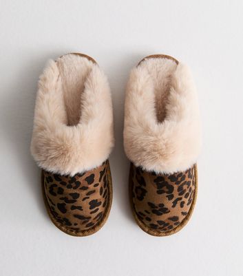 Leopard print slippers online