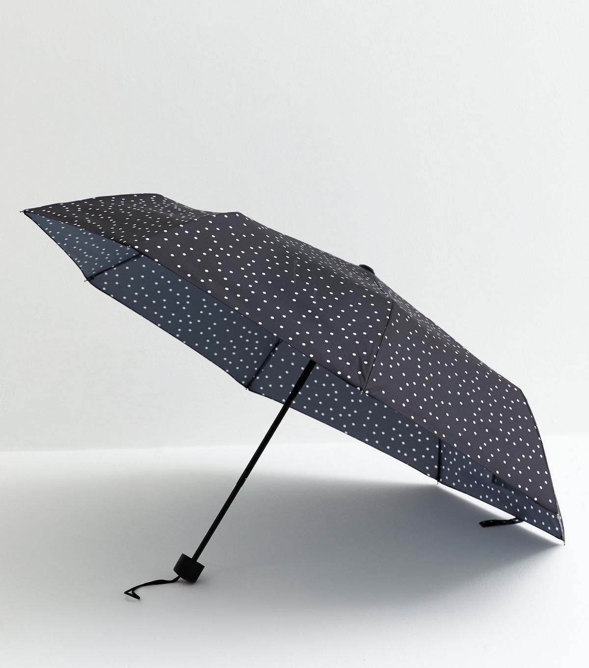 Polka Dot Print Umbrella New Look
