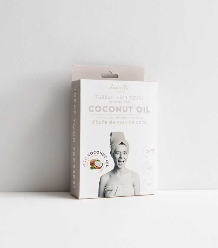 Danielle Creations Grey Coconut Oil Infused Hair Turban