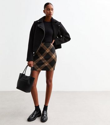 Plaid skirt new look best sale