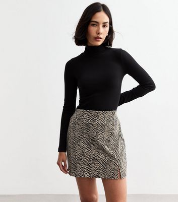 New look zebra print skirt best sale