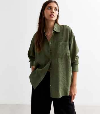 Khaki Relaxed Shirt 