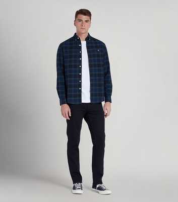 Farah Blue Plaid Twill Shirt