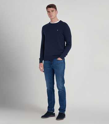 Farah Slim Crew Neck Fine Knit Jumper