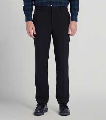 Farah Black Straight Trousers