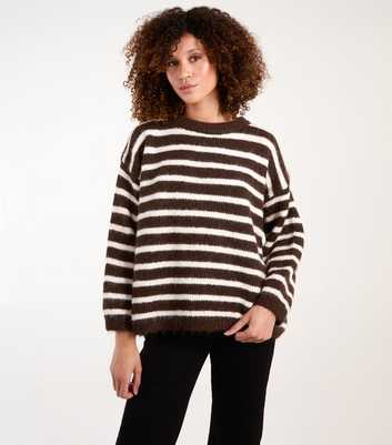 Blue Vanilla Brown Striped Jumper