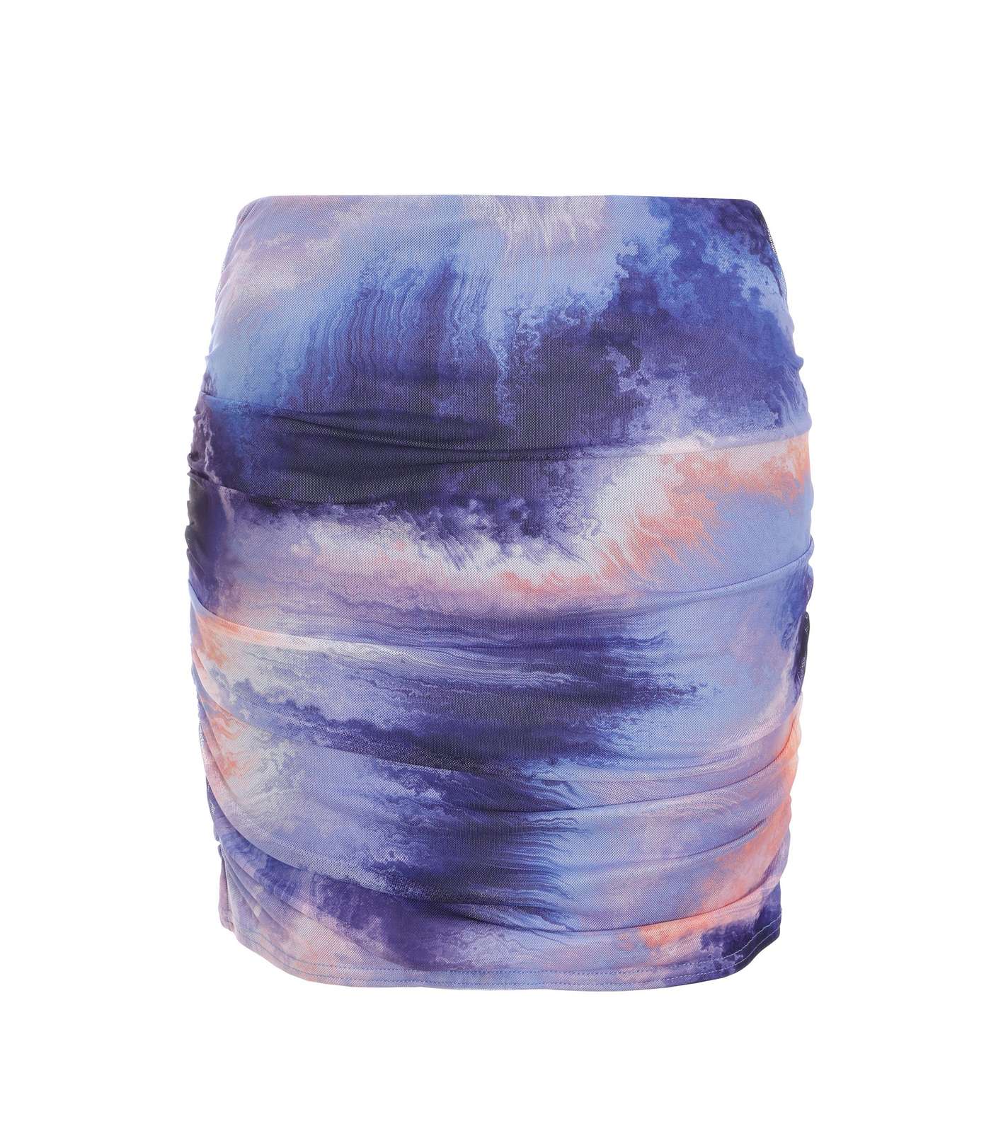 QUIZ Lilac Mesh Mini Skirt  Image 4