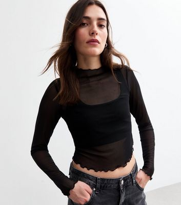 Mesh top long on sale