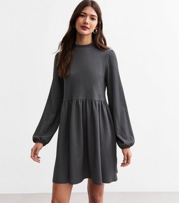 Black grey dress best sale