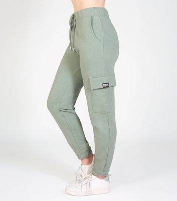 Pineapple Light Green Cargo Joggers New Look