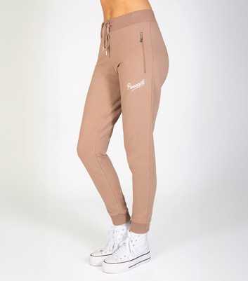 Pineapple Light Brown Cuffed Skinny Joggers