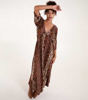 Blue Vanilla Multicoloured Animal Print Maxi Dress