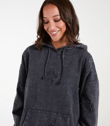 Blue and grey hoodie online