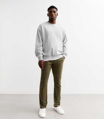 Farah Khaki Regular Straight Leg Chino Trousers