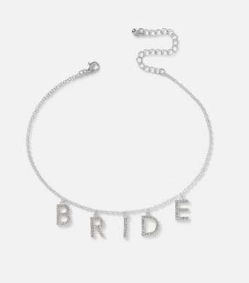 Muse Silver Tone Hen Do Bride Chain Chocker Necklace