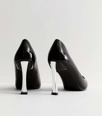 Black and silver pumps online