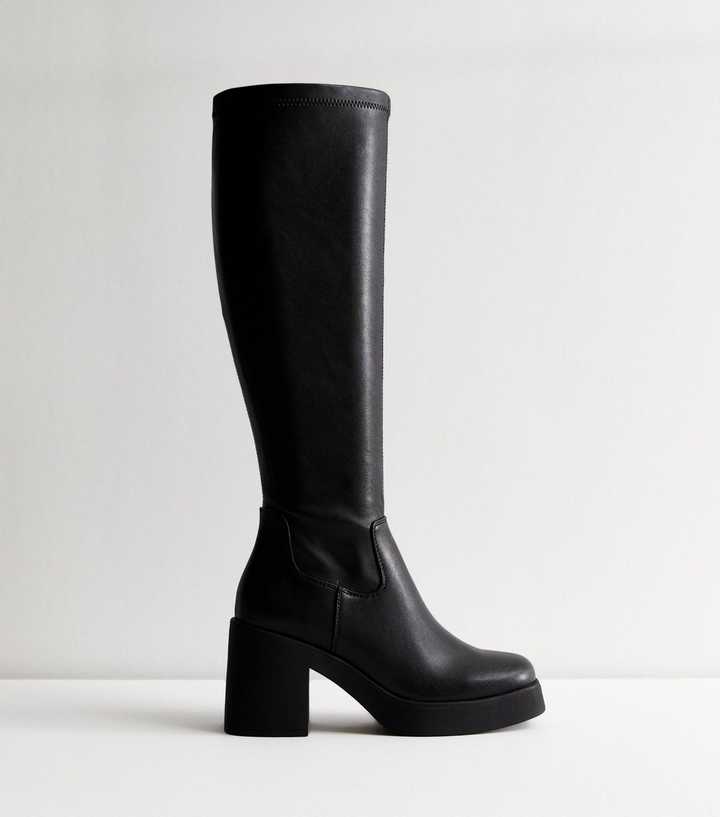 knee high boots new look boots size