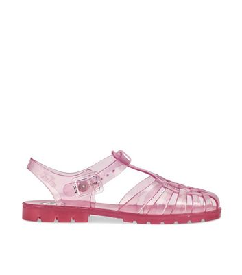 JuJu Reilly Pink Fisherman Jelly Sandals