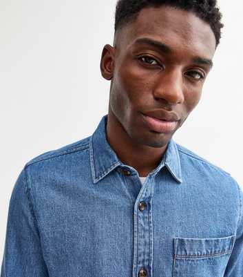 Blue Regular Denim Shirt