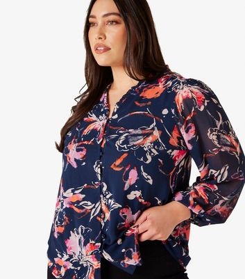 chiffon tops new look