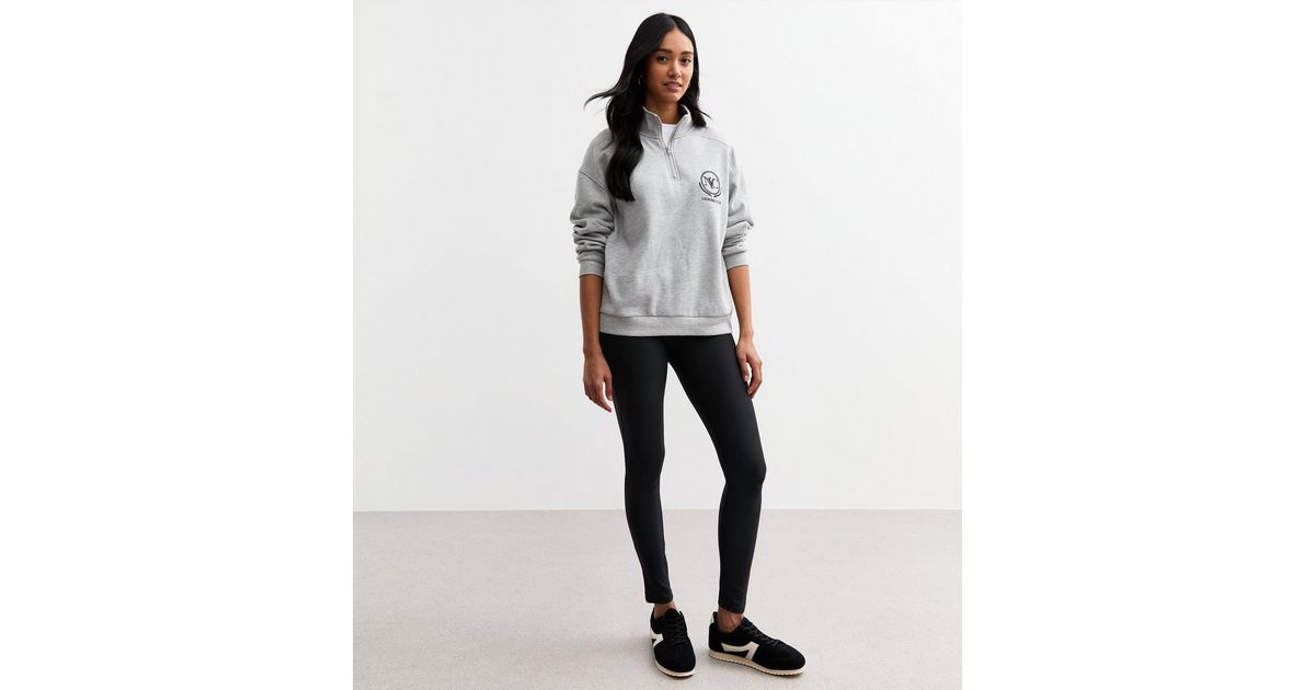 RIBBED LEGGING IN BLACK