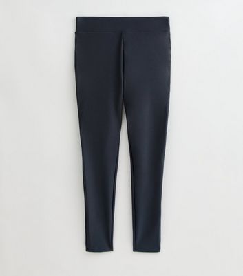 Dark Grey Ribbed Leggings