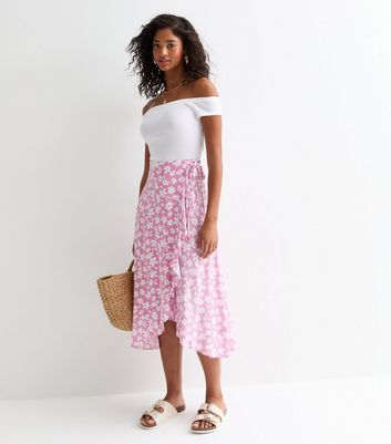 MOONSUN ♥ Eyelet Midi Skirt /追跡付 Luna Eyelet Asymmetric Midi Skirt | AllSaints UAE