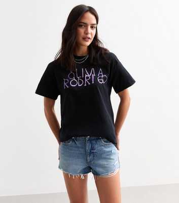 Black Olivia Rodrigo Graphic T-Shirt 