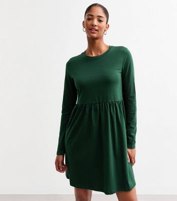 Gabbie Smock Blouse Dark Green