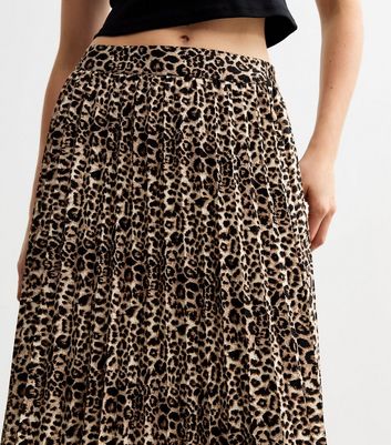 New look leopard print skirt best sale