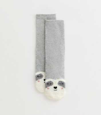 Grey Sloth Toe Cosy Socks