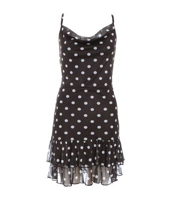 Quiz polka dot skater dress hotsell