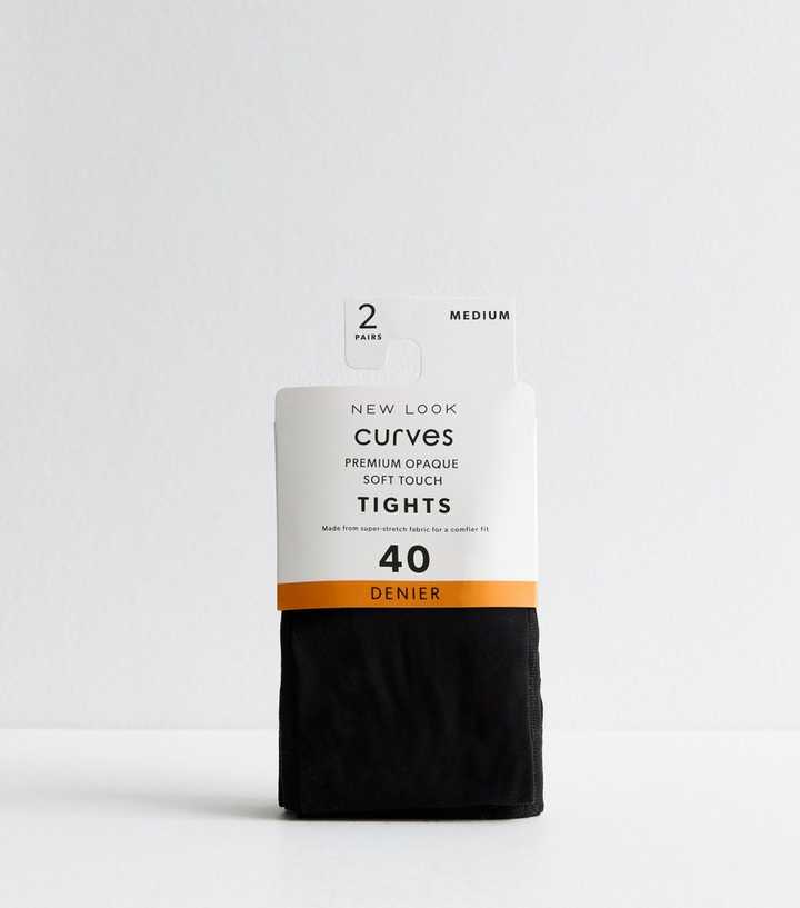 Premium Black Opaque Soft Touch 40 Denier Tights