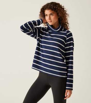 Regatta Navy Stripe Havendo Cotton-Blend Sweatshirt