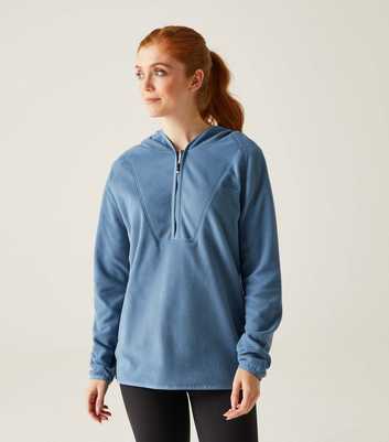 Regatta Blue Warriewood Half Zip Fleece Sweatshirt