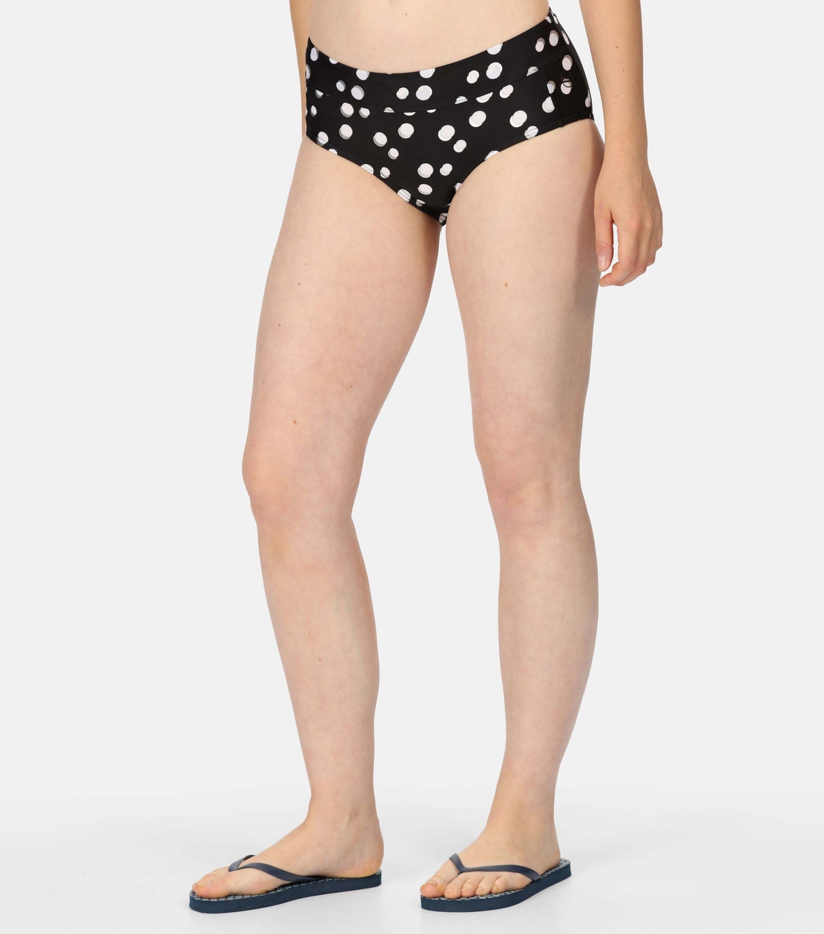 Women's Black Spot Paloma Bikini Bottoms Regatta New Look